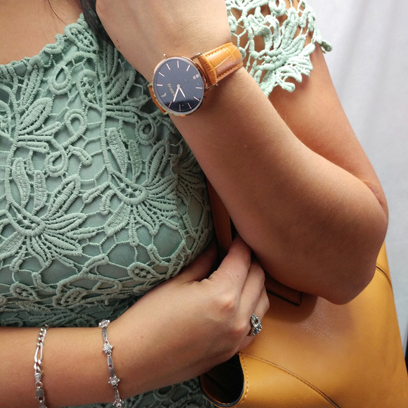 Noblag women's watches tan leather 36mm